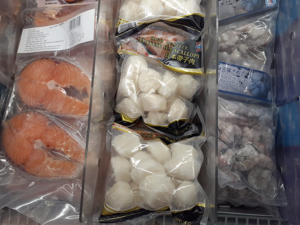 frozen seafood