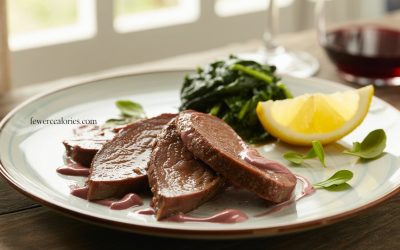 Lightened Calf’s Liver in Red Wine – 6-7 Points