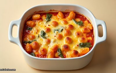 Aubergine and Spinach Pasta Bake