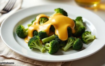 Broccoli with Light Cheese Sauce