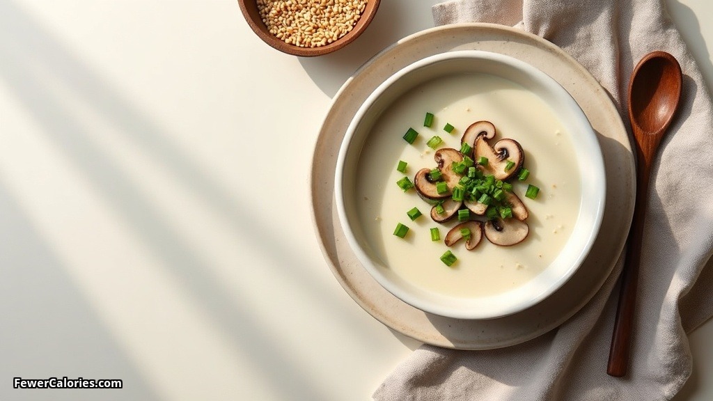 Cream of Shiitake Mushroom Soup