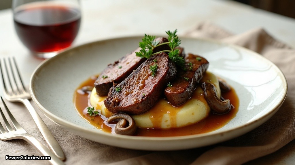 Creamy Madeira Beef