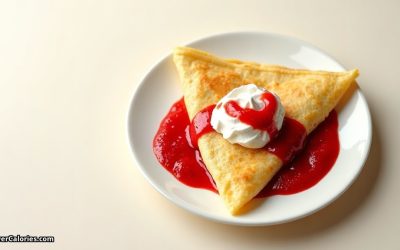 Crepes with Strawberry Coulis