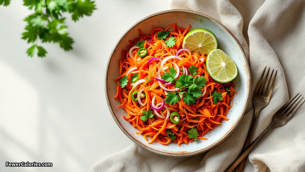 Fried Carrots and Green Chillies