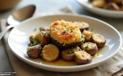 Garlic Mushrooms with Parmesan Crumb