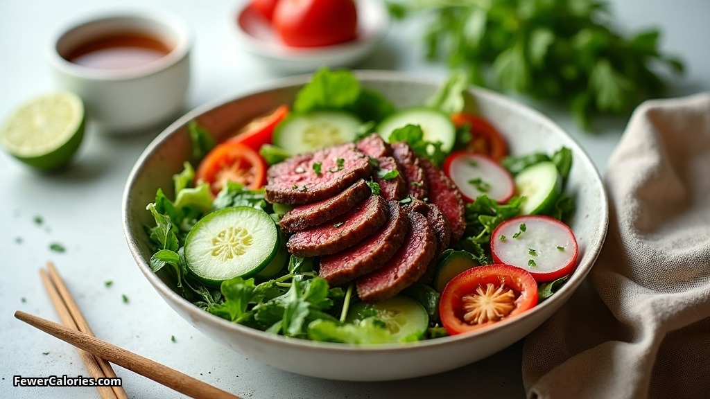 Hot Beef Salad