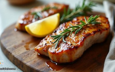 Lemon and Honey Glazed Pork Steaks