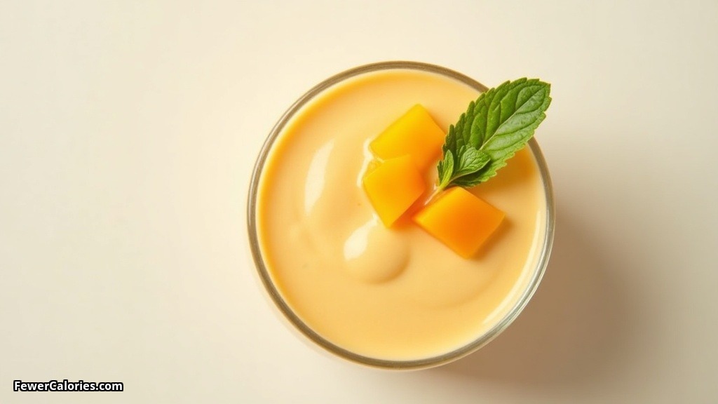 Mango and Whisky Mousse