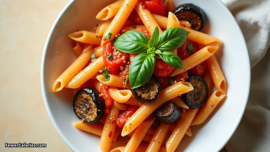 Penne with Roasted Vegetables