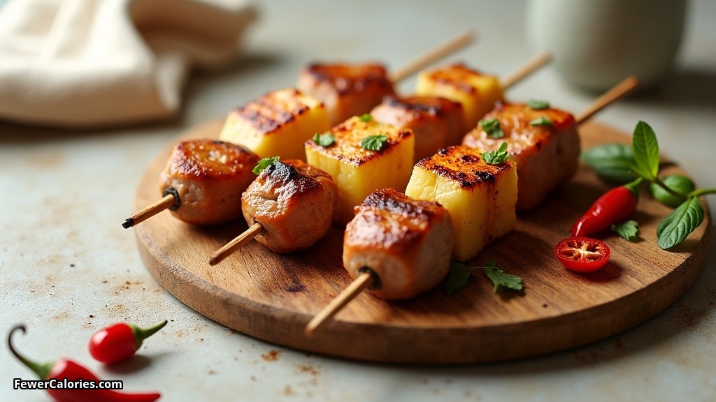 Pork and Pineapple Kebabs