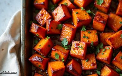 Roast Sweet Potatoes with Chilli Glaze
