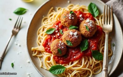Spicy Pork Meatballs with Spaghetti