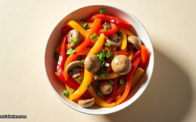 Stir-Fried Mushrooms and Peppers