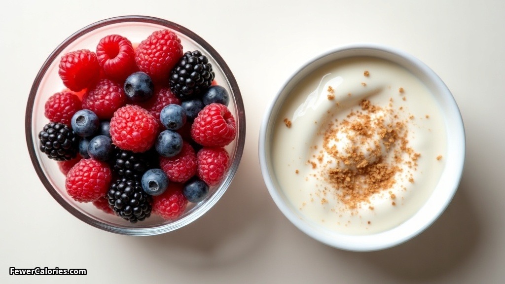 Compote of Summer Fruits with Vanilla Yogurt