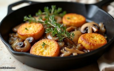 Swede Fries with Sauteed Mushrooms