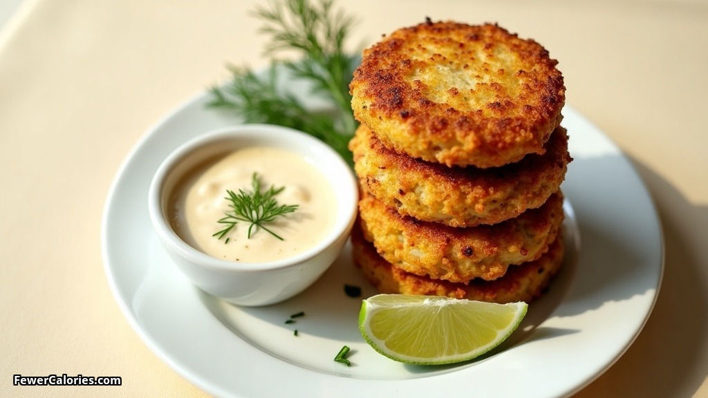 Thai Fish Cakes with Dill Sauce