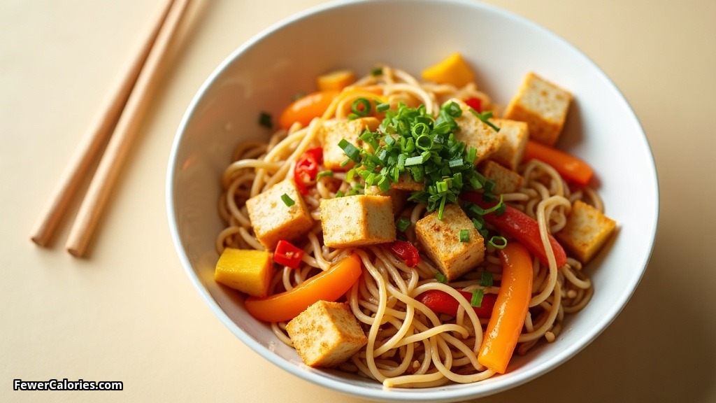 Tofu Noodle Stir-Fry