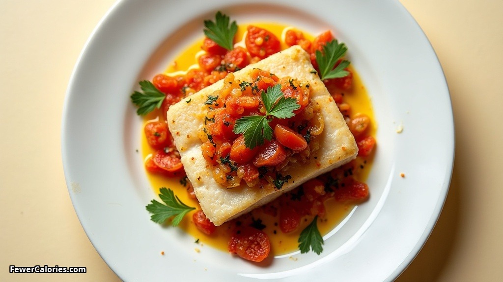 Tomato and Baked Cod