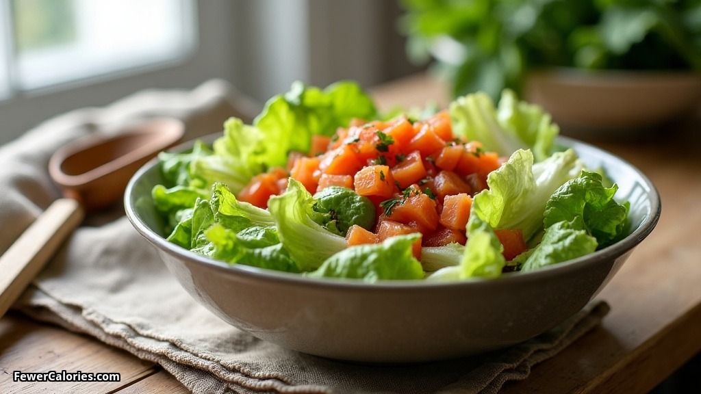 Tossed Salad with Tomato Dressing