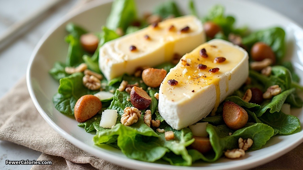 Tricolor Salad with Three Cheeses