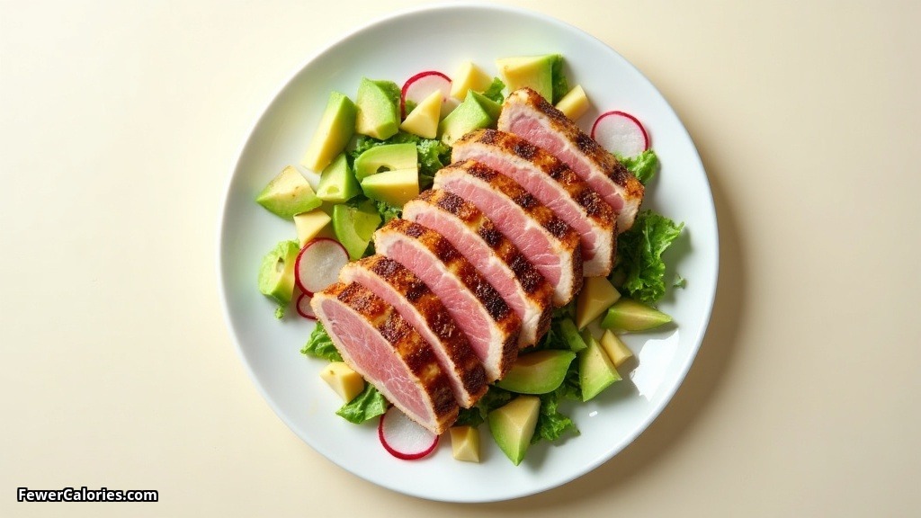 Fresh Tuna and Avocado Salad