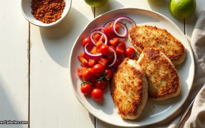 Cajun Turkey with Cherry Tomato and Roasted Pepper Salad