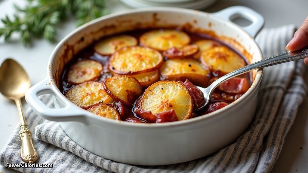 Pastrami and Shallot Hotpot