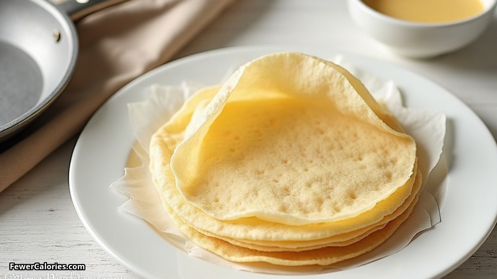 Soy Flour Pasta Crepes